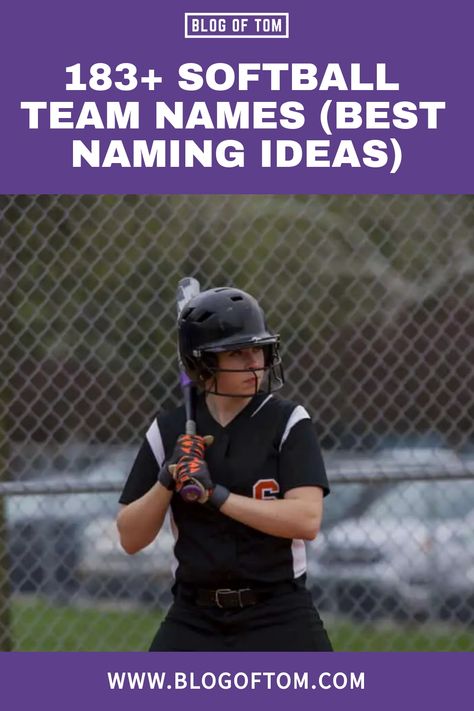 Are you trying to come up with a fantastic name for a softball team? Look no further than this list of softball team names! Softball Team Names Youth, Softball Team Names Ideas, Fun Team Names, Softball Team Pictures, Best Team Names, Softball Team Names, Travel Softball, Kids Softball, High School Softball