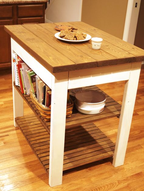 Build Your Own Butcher Block Kitchen Island Diy Kitchen Islands For Small Spaces, Small Butcher Block Island, Diy Kitchen Island On Wheels, Kitchen Table With Storage, Kitchen Island Dimensions, Butcher Block Kitchen Island, Diy Butcher Block, Butcher Block Island Kitchen, Diy Kitchen Table