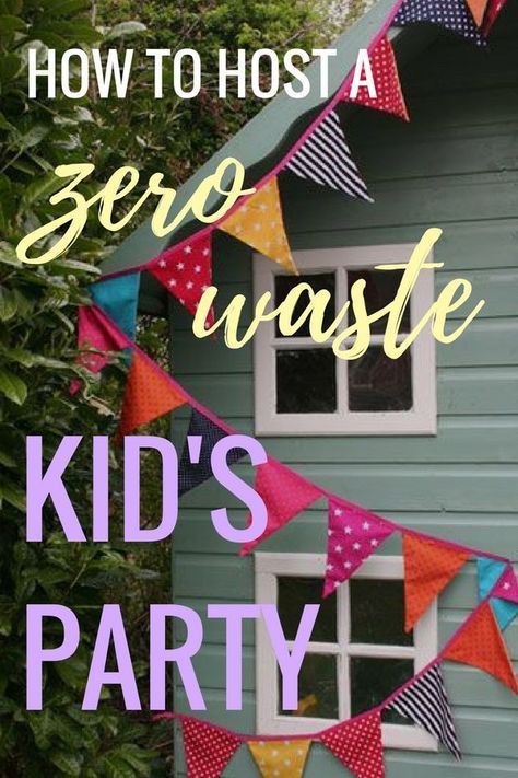 The night before my eighth birthday I barely slept. The anticipation of the party the next day was too much for little imagination to take. If kids nowadays are anything like I was, then parties are a BIG DEAL. We obviously want to make our kids’ parties special, but we sometimes can go overboard with lots … Ecofriendly Party, Eco Friendly Birthday Party, Kids Nowadays, Eco Friendly Kids, Eco Kids, Recycling Information, Zero Waste Gifts, Kids' Party, Eco Friendly Living