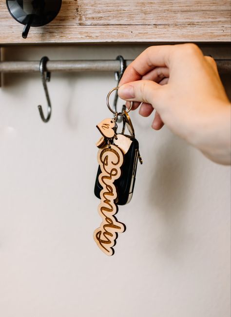 Valentine's Day Laser Cut Gifts, Laser Cut Key Chain, Mother's Day Gift: Laser Engraved Charm Necklaces, Wooden Name Keychain, Holiday Place Cards, Leatger Keychain Laser Engraved, Wooden Initials, Wood Keychain, Wedding Name