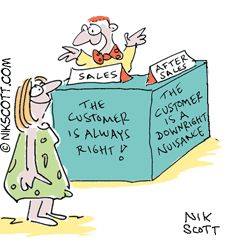 Customer is always right? Consumer Exploitation Cartoon, Consumer Health Poster, Consumer Exploitation, Consumer Awareness, Project School, Consumer Rights, Year 9, Business Studies, Poster Illustration