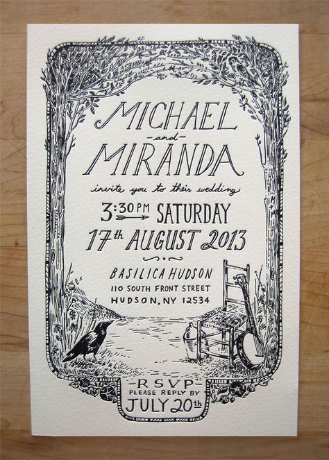 Michael and Miranda's Wedding — Libby VanderPloeg Illustrated Wedding Invitations, Wedding Hands, Wedding Invitation Inspiration, Stationery Inspiration, Letterpress Wedding, Invitation Ideas, Invitation Inspiration, Artistic Inspiration, Wedding Mood