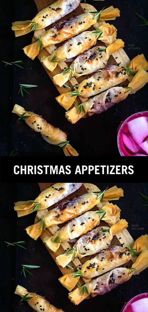 CHRISTMAS APPETIZERS. Vegetarian Christmas Starters, Easy Christmas Treats Savory, Winter Canapes Ideas, Pretty Christmas Appetizers, Xmas Afternoon Tea Ideas, Christmas Nibbles Platter, Festive Buffet Ideas, Christmas Starters Ideas Fine Dining, Yule Appetizers