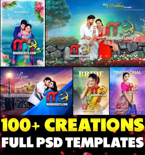 Get High Quality Album PSD Templates Instantly From MADHUEDITS.COM Wedding Album Psd Free Download, Birthday Album Design, Photography Name Logo, Saree Function, Album Designs, Flex Banner Design, Psd Free Photoshop, Flex Banner, Half Saree Function