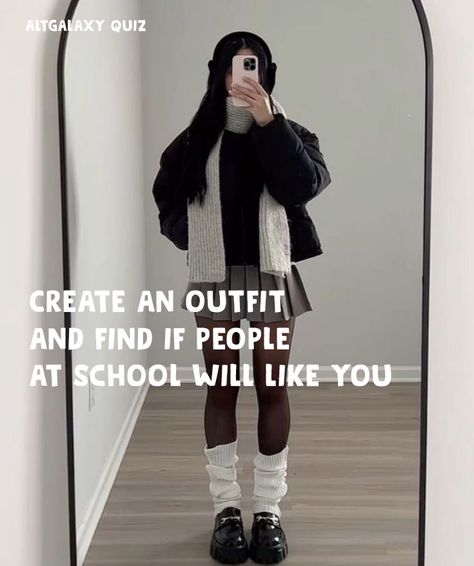 What To Wear With Leggings To School, Dress Up School Outfits, Make An Outfit Tiktok Game, Fits For School Aesthetic, School Field Trip Outfit, Cute Simple Winter Outfits, Chose An Outfit, Outfits For Picture Day, Dress With Turtleneck Underneath