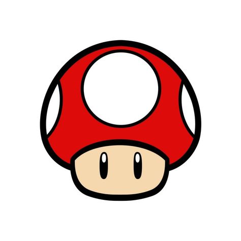 Mario 1 Up, Mario Characters Pfp, Mario Symbols, Mario Hat Drawing, Mario Kart Painting, Super Mario Bros Drawing, Mario Characters Drawing, Mushroom From Mario, Super Mario Icons