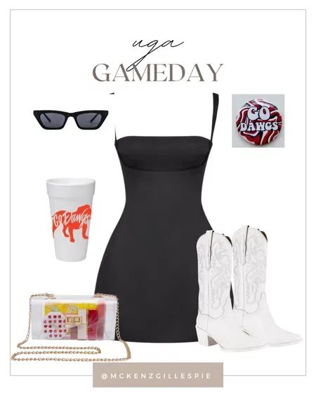 Uga Game Day Outfit, Black Game Day Outfit, Uga Gameday Outfit, Uga Game Day, Uga Gameday, Game Day Outfit, Gameday Outfit, Day Outfit, Outfit Idea