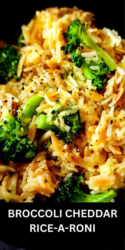 Broccoli au gratin rice a roni, is a combination of two very tasty dishes i.e. 'broccoli au gratin' and 'rice a roni'. Adding carbs i.e. rice and orzo to the combination of broccoli and cheddar cheese makes this easy side dish even more delicious. You can make this homemade rice a roni in just 35 minutes with 9 basic ingredients. Gluten Free Rice A Roni, Ricearoni Casserole, Broccoli And Rice Recipes, Chicken Rice A Roni, Broccoli Cheddar Rice, Broccoli Au Gratin, Ricearoni Recipes, Homemade Rice A Roni, Cheddar Rice