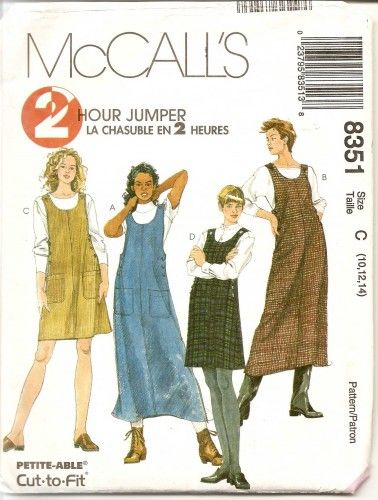 Jumper Dress Pattern, Plus Size Summer Fashion, Plus Size Sewing Patterns, Trendy Sewing Patterns, Plus Size Sewing, Jumper Patterns, Pattern Dress Women, Kwik Sew, Trendy Sewing