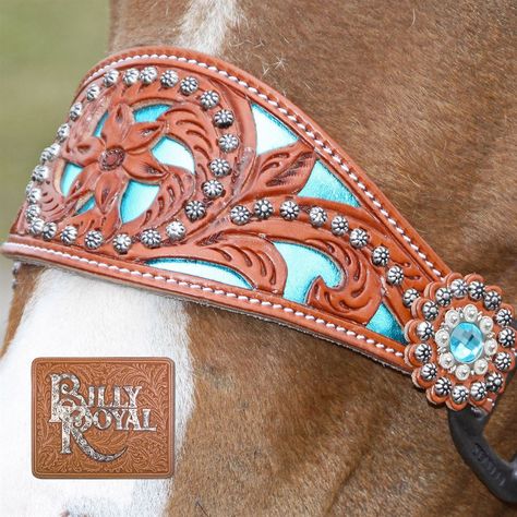 Bronc Halter Noseband, Barrel Racing Tack Sets, Barrel Racing Tack Rodeo, Bronc Halter, Western Tack, Horse Equipment, Tack Sets, Horse Crafts, Leather Halter