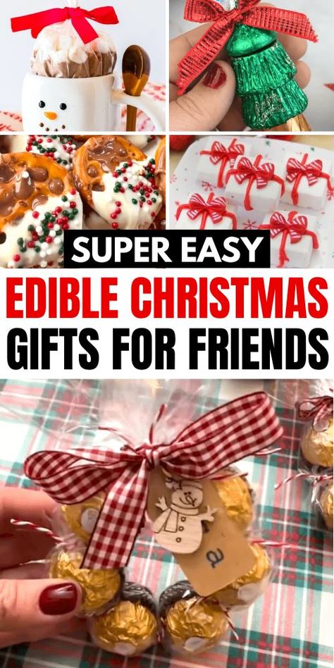 Bring the joy of homemade to your Christmas celebrations with DIY edible gifts. From beautifully packaged Christmas food baskets to delectable handmade candies and baked treats, these simple yet thoughtful gifts are sure to impress everyone on your list. Edible Christmas Gifts Homemade, Christmas Edible Gifts, Homemade Edible Christmas Gifts, Homemade Christmas Gift Baskets, Food Baskets For Christmas, Edible Gifts Homemade, Diy Christmas Gifts For Coworkers, Diy Edible Gifts, Homemade Xmas Gifts