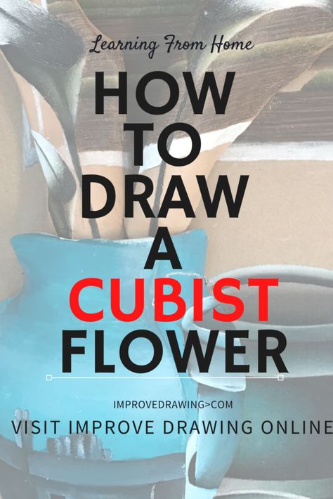 How to Draw a Cubist Flower – Improve Drawing Cubism Art Paintings Easy, Cubist Art Ideas, Cubism Art Ideas Inspiration, Cubism Art Ideas, Cubism Art Ideas Easy, Cubism Drawing, Cubist Drawing, Picasso Flowers, Synthetic Cubism