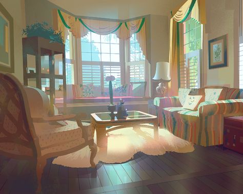 Kat Tsai, Dusk Lighting, Environment Sketch, Sketch Background, Color Script, Visual Development, Environment Concept Art, Valance Curtains, Art Boards