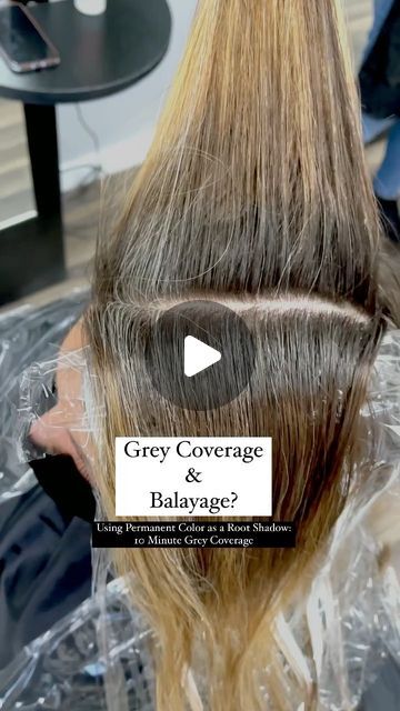 Balayage To Cover Grey, Best Hair Colour For Grey Roots, Blonde Highlights Covering Grey, Blonde Balayage To Hide Grey, Balayage Hair With Grey Roots, Hair Colour To Blend Grey Roots, Blonde Covering Grey Hair, Balayage On Graying Hair, Best Colour For Greying Hair