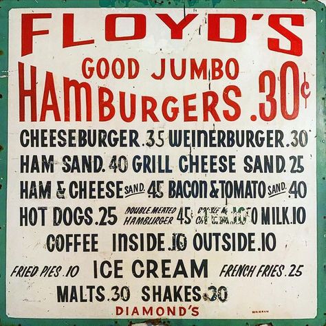 Vintage Menu Board, Vintage Diner Signs, Old Signage, Food Truck Menu Board, Bagel Company, Diner Branding, Sandwich Board Signs, Paper Models House, Bait Shop