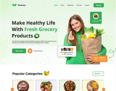 WEBSITE GROCERY DESIGN Donna Suits Quotes, Grocery Store Website, Grocery Design, Donna Suits, Grocery Website, Suits Quotes, Best Landing Page Design, Grocery Delivery Service, Online Grocery Store