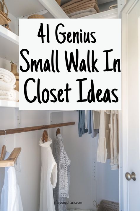 You wake up in the morning and head to your small closet. When you open the door, it’s so full of clothes that you can’t see past them. So you take a step back and close the door to your small wardrobe. As you sigh, you think about how nice it would be to have [�…] Half Height Wardrobe, Shared Closet Between Two Rooms, Closet Ideas For Small Spaces Walk In, Open Walk In Closet In Bedroom, French Door Closet Organization, Tiny Cupboard Ideas, Turning A Closet Into A Bathroom, Small Wardrobe Room Design, Closet Wood Design