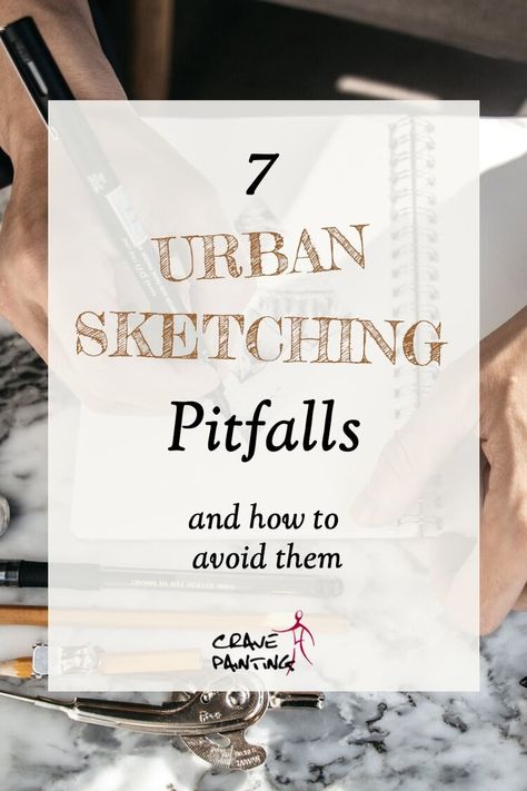 Landscape Sketching Tutorial, Urban Sketchers People, Urban Sketching Perspective, How To Urban Sketch, Urban Sketching Tips, Urban Sketch Tutorial, Urban Sketchers Beginner, Pen Over Watercolor, Loose Urban Sketching