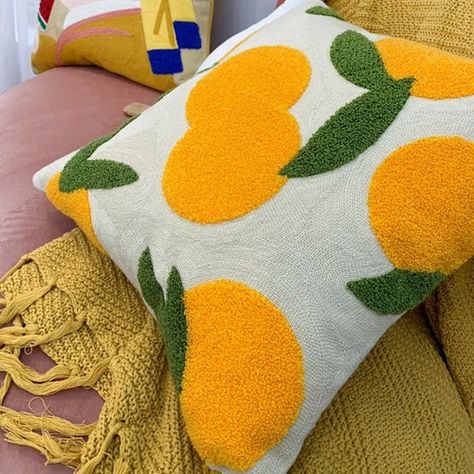 Fur Heart Pillows more Colors Options | Etsy Cotton Thread Embroidery, Orange Cushion Covers, Orange Cushion, Tassel Wall Hang, Orange Cushions, Orange Throw Pillows, 18x18 Pillow Cover, Cat Throw Pillow, Embroidered Throw Pillows