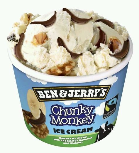 Chunky monkey ice cream Ben & Jerrys banana Chunky Monkey Ice Cream, Chocolate Sugar Cookie Recipe, Chunky Monkey, Food Png, Läcker Mat, Best Ice Cream, Ice Ice Baby, Ben And Jerrys, Ice Cream Flavors