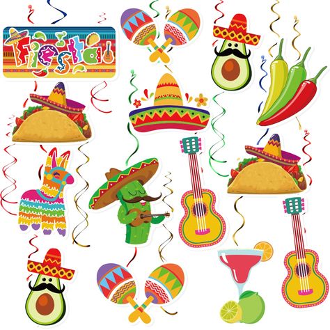 PRICES MAY VARY. hanging decorations package includes 20 Swirl Decorations measuring 39.37in long, double-swirl design Whirls Decorations for indoor or outdoor use. hanging swirls decorations is to be used many times for Cinco De Mayo party decorations ,taco party theme decorations, mexican fiesta theme party decorations Hanging the Swirls from your ceiling, window, mantel, overhangs, doorway, archway, branches in trees, verandah, etc. Each Party spiral Decorations comes with a plastic loop at t Fiesta Theme Party Decorations, Ocean Theme Party Decorations, Party Theme Decorations, Carnival Gift, Ceiling Window, Fall Harvest Party, Day Of The Dead Party, Ocean Theme Party, Mexican Fiesta Party