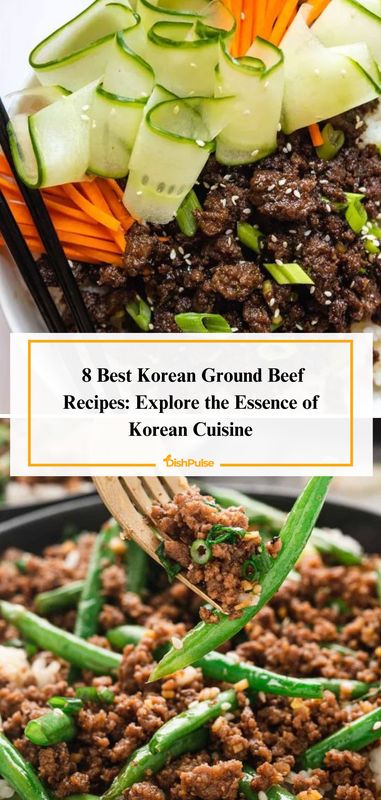 Experience the essence of Korean cuisine with the 8 Best Korean Ground Beef Recipes! From bulgogi to bibimbap, discover savory dishes that showcase the rich flavors of Korean spices. 🥩🇰🇷 



#KoreanRecipes #GroundBeef #SavoryDishes #KoreanCuisine #DishPulse 𝗗𝗼𝘂𝗯𝗹𝗲-𝘁𝗮𝗽 𝗶𝗳 𝘁𝗵𝗶𝘀 𝗰𝗮𝘂𝗴𝗵𝘁 𝘆𝗼𝘂𝗿 𝗲𝘆𝗲! Korean Ground Beef Recipes, Korean Spices, Ground Beef Bulgogi, Best Baklava Recipe, Korean Beef Bulgogi, Saltimbocca Recipe, Bibimbap Recipe, Korean Ground Beef, Ground Beef And Broccoli