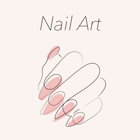 Nail Logos Ideas, Nail Signs, Creative Nail Art, Salon Logo Design, Nail Salon Decor, Nail Salon Design, Nail Drawing, Nail Art Studio, Nail Logo