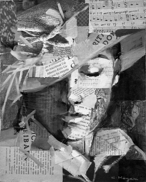 □ Nancy Standlee, Mixed Media Portrait, Collage Portrait, Magazine Collage, Collage Ideas, Kunst Inspiration, 인물 드로잉, Collage Art Mixed Media, Gcse Art