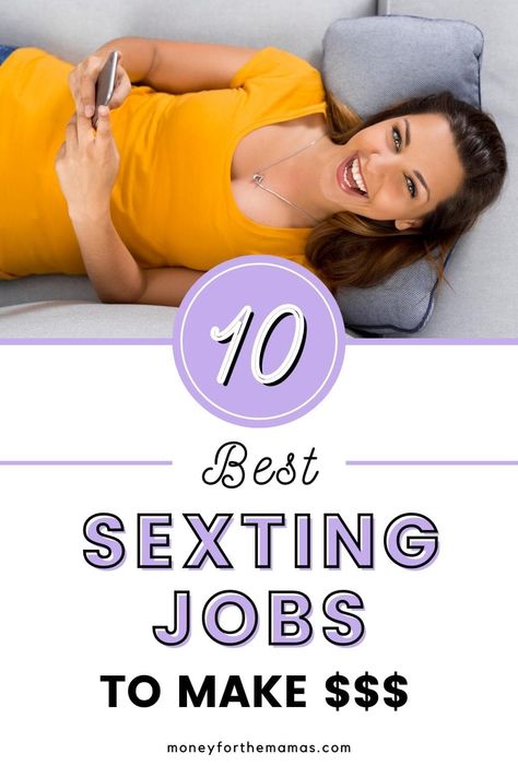 If you're up for unconventional work from home jobs, or a fun way to make extra money then you need to consider getting paid to sext. Yup, sexting jobs are hot right now, and they're one of the easiest (and highest paying) ways to make money from home you can find! So be open minded, and at least consider this online job where you can make $$$. Ways To Get Money Online, Get Paid To Flirt Online, Make Money From Home 2023, Easiest Way To Make Money, Ways To Make Extra Money At Home, How To Make Money From Home, Make Extra Money At Home, Best Side Jobs, Earn Money App