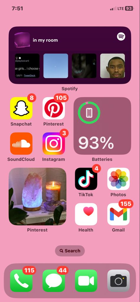 #homescreen #basic #pink Basic Lockscreen, Basic Homescreen, Home Screen, Wallpaper Ideas, Pic Ideas, Snapchat, Screen, Health, Pink