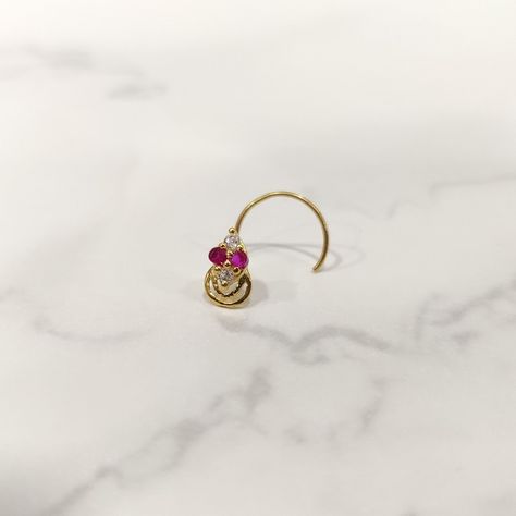 Buy Cute Nose Stud Indian Nose Pin Tiny Nose Stud Unique Nose Ring Cz Nose Stud Gold Nose Piercing Real Gold Nose Stud Dangle Online in India - Etsy Indian Nose Pin, Cute Nose Studs, Nose Ring Online, Gold Nose Piercing, Jhumka Design, Nose Stud Indian, Cute Nose, Unique Nose Rings, Tiny Nose Studs