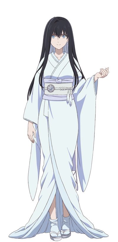 Kotoko Iwanaga, In Spectre, Yuki Onna, Anime Kimono, Kimono Design, Anime Child, Anime Character Drawing, Anime Angel, Chica Anime Manga