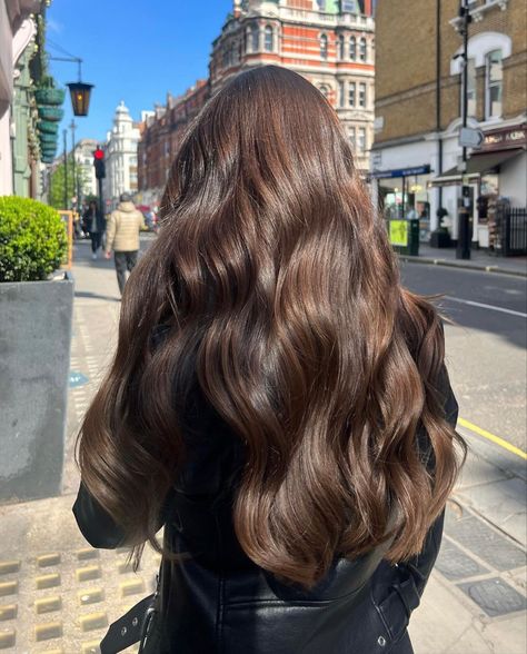 Wavy Brown Hair, Brown Wavy Hair, Rambut Brunette, Kadeřnické Trendy, Brown Hair Inspo, Vlasové Trendy, Long Brown Hair, روتين العناية بالبشرة, Silky Hair