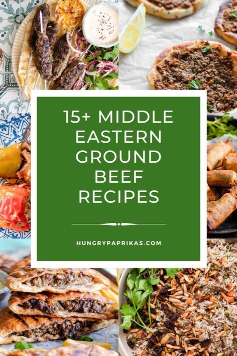 15+ Middle Eastern Ground Beef Recipes (Easy & Authentic) Iraqi Dolma Recipe, Hungry Paprikas, Protein Options, Minced Beef Recipes, Middle East Recipes, Spiced Beef, Healthy Weeknight Meals, Dinner With Ground Beef, Ground Beef Recipes Easy