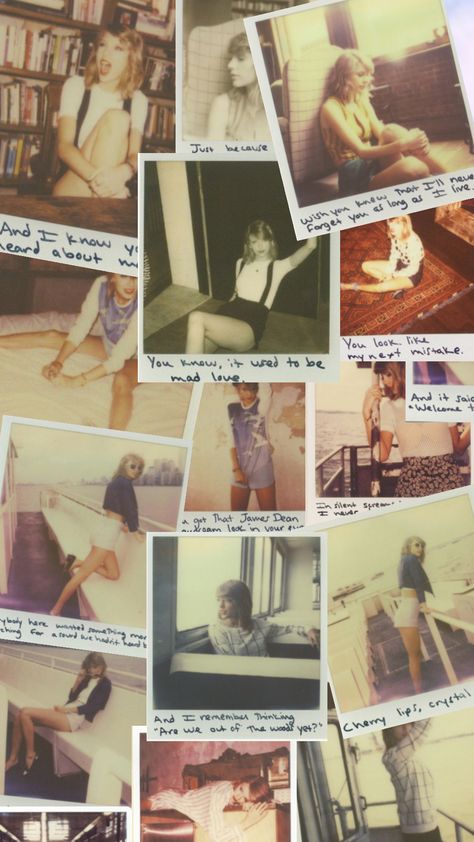 Polaroid collage from Taylor  Swift 1989 album 1989 Aesthetic Taylor Swift, Taylor Swift Wallpaper 1989, Aesthetic Taylor Swift Wallpaper, Polaroid Collage, 1989 Aesthetic, Aesthetic Taylor Swift, Polaroid Aesthetic, I Live You, Silent Scream