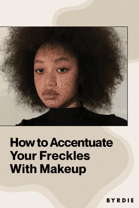 How to Properly Accentuate Your Freckles with Makeup (Instead of Hiding Them) Freckles With Makeup, Freckled Skin, How To Wear Makeup, Freckles Makeup, Fake Freckles, Best Natural Makeup, Top Makeup, How To Do Makeup, Apply Makeup