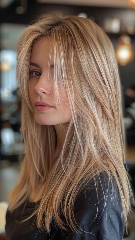 Summer Blonde Hair, Blonde Hair Transformations, Vlasové Trendy, Strawberry Blonde Hair, Hair 2024, Blonde Hair Inspiration, Blonde Hair Looks, Fesyen Rambut, Haircuts Straight Hair