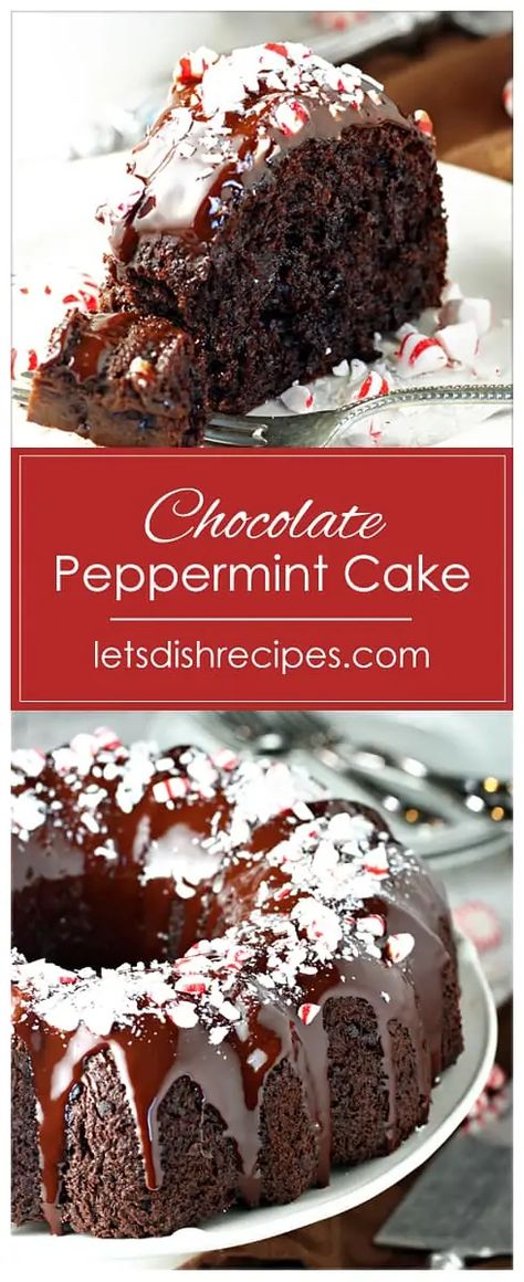 Chocolate Peppermint Bundt Cake Chocolate Peppermint Bundt Cake, Peppermint Bundt Cake, Christmas Bundt Cake, Chocolate Peppermint Cake, Peppermint Crunch, Peppermint Dessert, Peppermint Cake, Chocolate Bundt, Peppermint Hot Chocolate