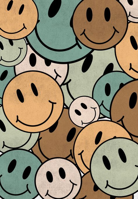 Smiley Face Ipad Wallpaper, Smile Astethic Wallpaper, Asthetic Picture Wallpaper Smiley Face, Fall Smiley Face Wallpaper, Smily Face Wallpaper Aesthetic Colorful, Smiley Face Astethic, Smiley World Wallpaper, Christmas Smiley Face Wallpaper, Smily Face Emoji Wallpaper