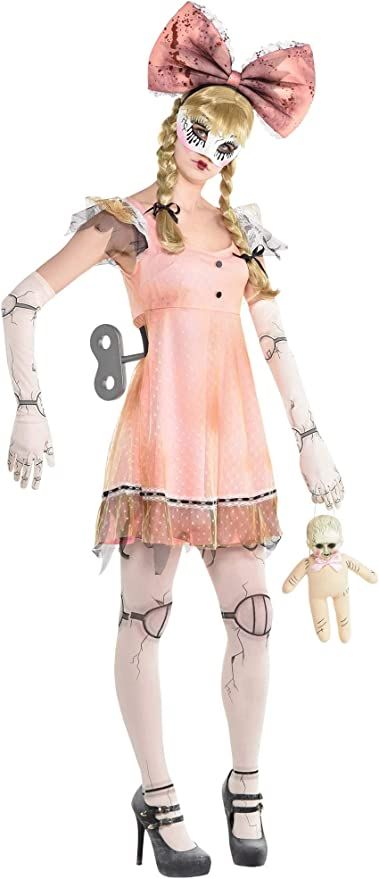 Scary Doll Costume, Creepy Doll Halloween Costume, Wind Up Doll Costume, Creepy Doll Costume, Creepy Doll Halloween, Nutcracker Costumes, Creepy Halloween Costumes, Creepy Costumes, Doll Halloween Costume