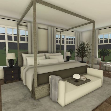 Bedrooms Bloxburg, Bloxburg House Builds, Living Room Layout Ideas, Roblox Bloxburg House Ideas, Small House Layout, House Decorating Ideas Apartments, Simple Bedroom Design, Tiny House Layout, Diy House Plans