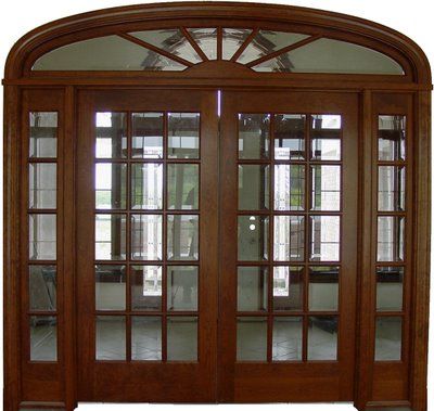 double door 7 Metal Doors Exterior, Glass Door Design, House Main Door, Air Mancur, Front Door Design Wood, French Doors Exterior, Wood Exterior Door, Home Door Design, Double Door Design