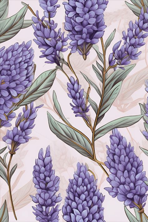 Floral Fabric Prints, Purple Prints, Lavender Wallpaper, Lavender Pattern, Lavender Art, Lavender Print, Lavender Background, Purple Flowers Wallpaper, Floral Logo Design