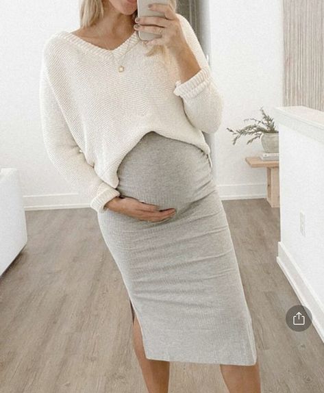 Winter Maternity Dress, Gender Reveal Outfit, Sweater Over Dress, Casual Maternity Outfits, Maternity Casual, Winter Maternity Outfits, Maternity Work Clothes, Trendy Maternity Outfits, Maternity Chic