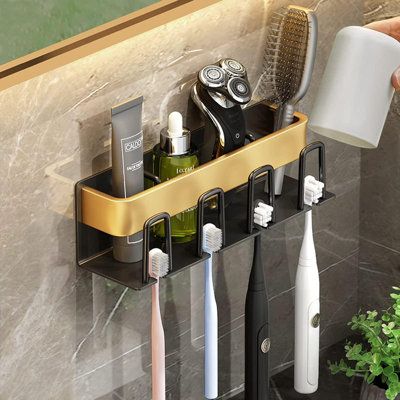 Bathroom Accesories, Washroom Accessories, Bathroom Toothbrush Holder, Electric Toothbrush Holder, Bathroom Shelving, Toothbrush Holder Wall, Colored Mason Jars, Mason Jar Soap Dispenser, Toilet Sink