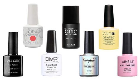 Top 10 Best Gel Nail Polish Brands Shellac Nail Polish Colors, Gel Nail Polish Brands, Best Nail Polish Brands, Gel Manicure Colors, Shellac Nail Polish, Gel Polish Brands, Beautiful Nail Polish, Best Gel Nail Polish, Gel Nails At Home