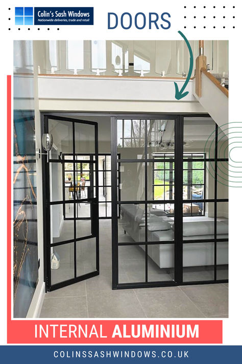 Aluminium internal doors Partition Door, Party Hall, Door Glass Design, Glass Doors Interior, Slim Frame, Sliding Doors Interior, Aluminium Windows, Door Glass, Sash Windows