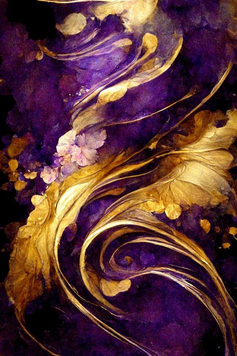 Iphone Wallpaper Purple, Purple And Gold Wallpaper, Purple And Gold Wedding, Velvet Purple, Purple Color Palettes, Wallpaper Purple, Gold Color Palettes, Images Kawaii, Gold Painting