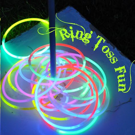 Glowstick Ring Toss from Starling Travel Ring Toss, Camping, Neon, Ring