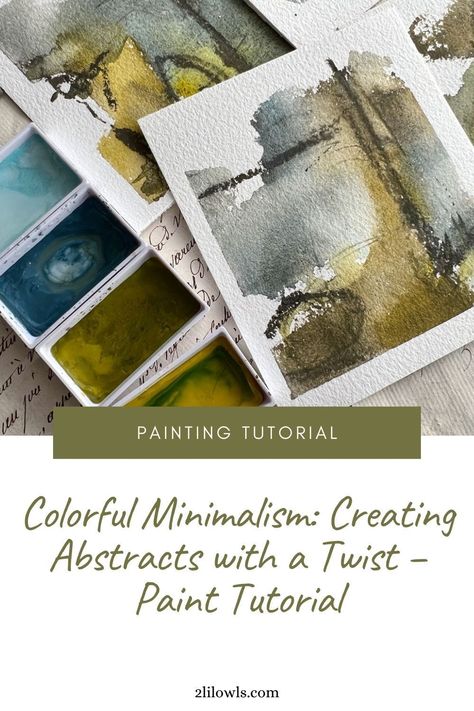 5 Minute Art, Abstract Art Landscape Watercolor, Abstract Block Art, Watercolor Abstract Art For Beginners, Watercolour Videos Tutorials, Charcoal And Watercolor Art, Abstract Watercolor Landscape Tutorial, Watercolor Abstract Flowers, Modern Watercolor Art Inspiration